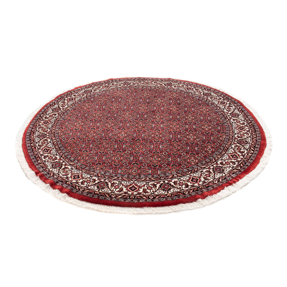 Perser Rug - Bidjar round  - 150 x 150 cm - dark red