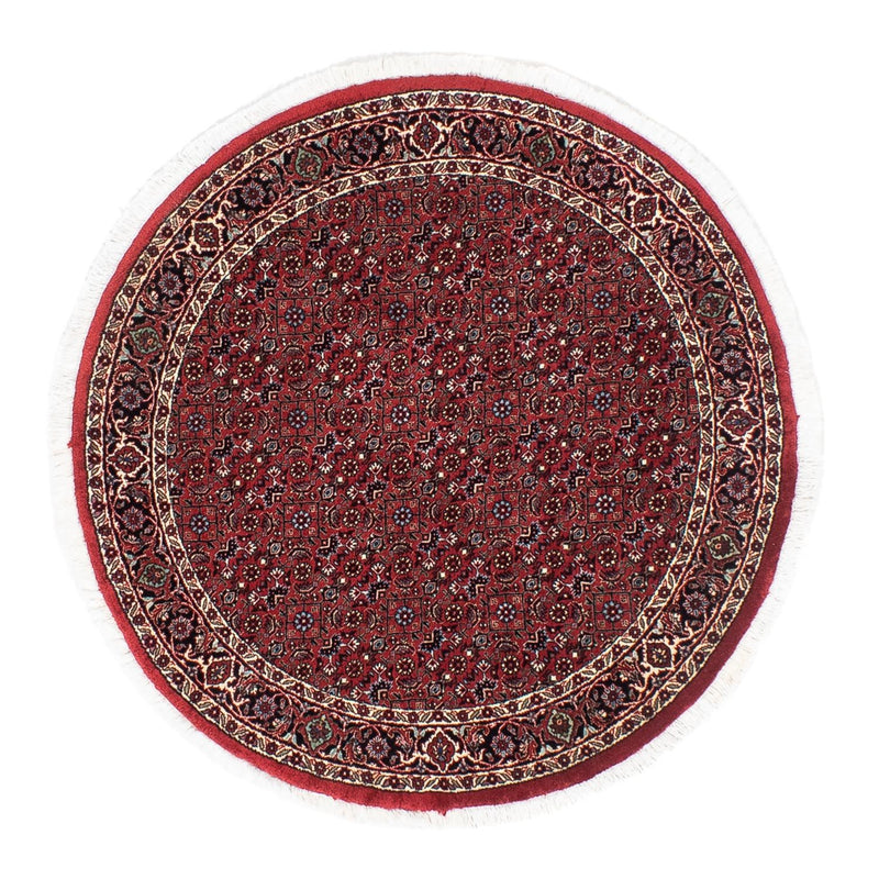 Perser Rug - Bidjar round  - 105 x 105 cm - dark red