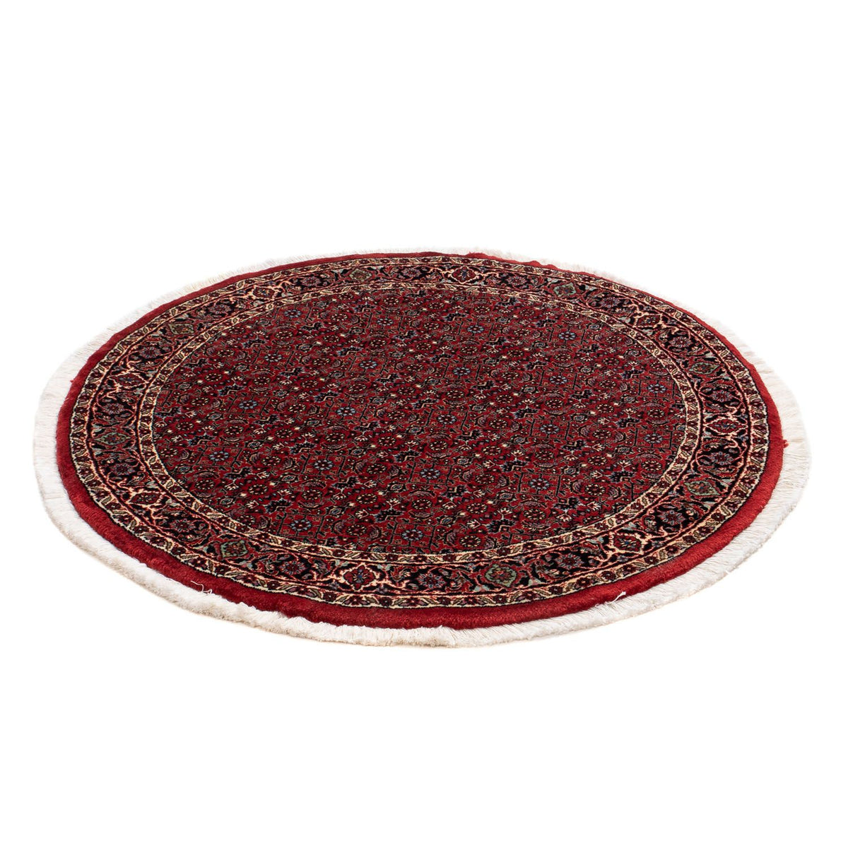 Perser Rug - Bidjar round  - 105 x 105 cm - dark red