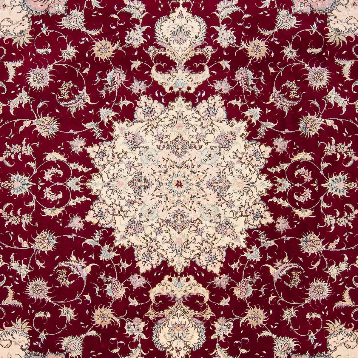 Perser Rug - Tabriz - Royal - 293 x 248 cm - dark red