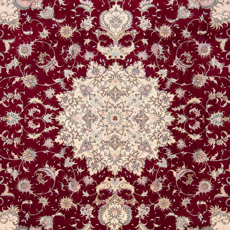 Perser Rug - Tabriz - Royal - 293 x 248 cm - dark red