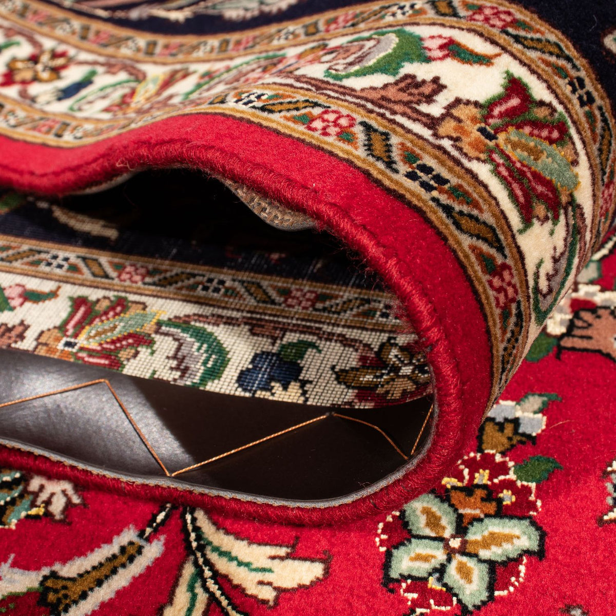 Perser Rug - Tabriz - Royal square  - 251 x 251 cm - red