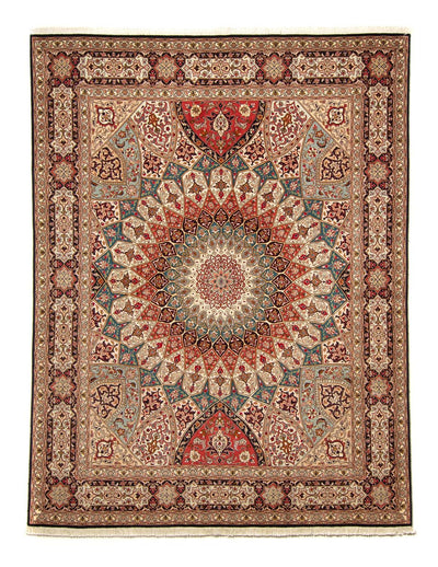 Tabriz - 50 Raj Rug 204x254cm - Persian Rugs