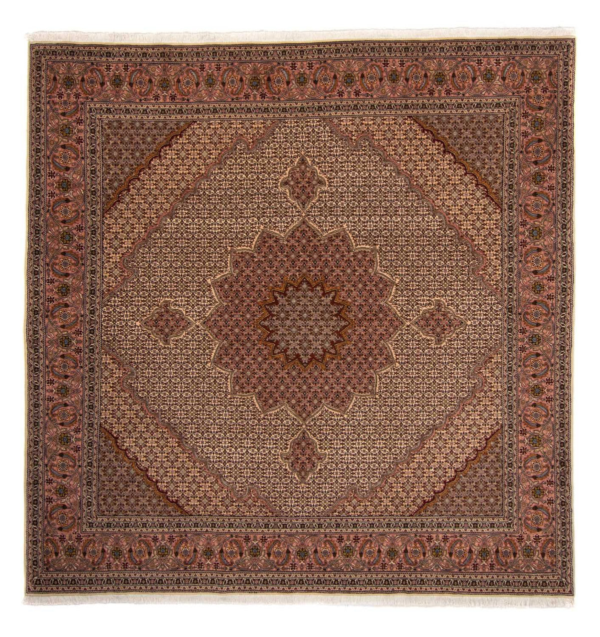 Perser Rug - Tabriz - Royal - 260 x 248 cm - brown