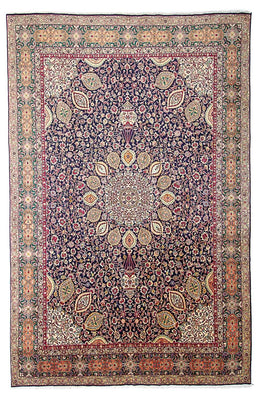 Perser Rug - Tabriz - Royal - 436 x 292 cm - dark blue
