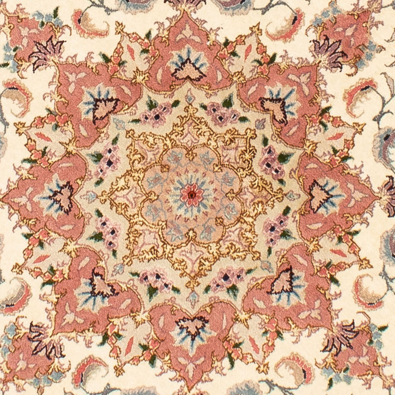 Perser Rug - Tabriz - Royal round  - 150 x 150 cm - beige