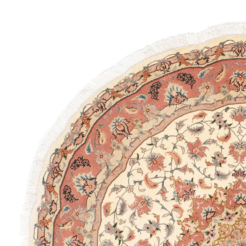 Perser Rug - Tabriz - Royal round  - 150 x 150 cm - beige