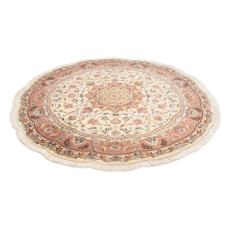 Perser Rug - Tabriz - Royal round  - 150 x 150 cm - beige