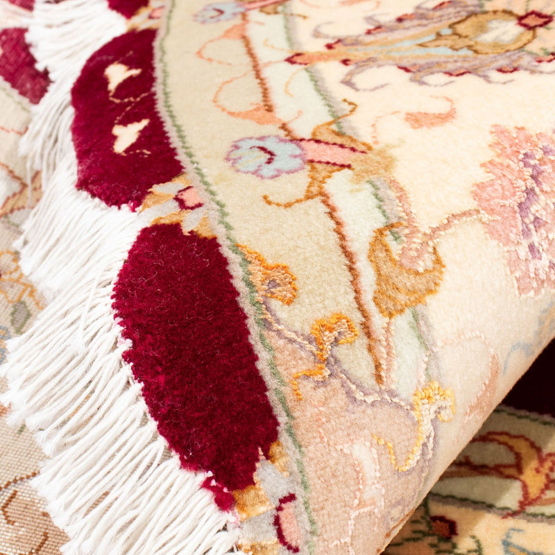 Perser Rug - Tabriz - Royal round  - 150 x 150 cm - dark red