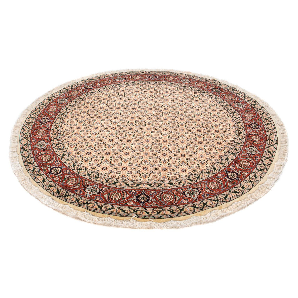 Perser Rug - Tabriz - Royal round  - 150 x 150 cm - light brown