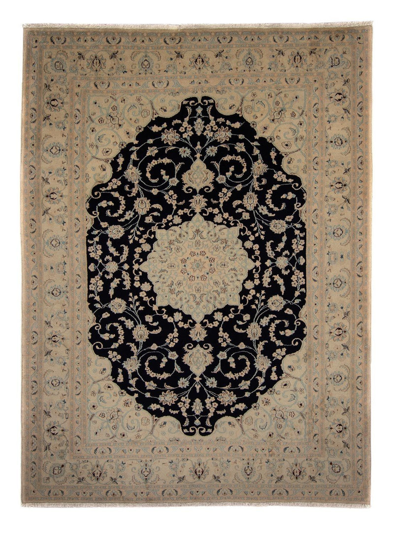 Perser Rug - Nain - 348 x 250 cm - dark blue