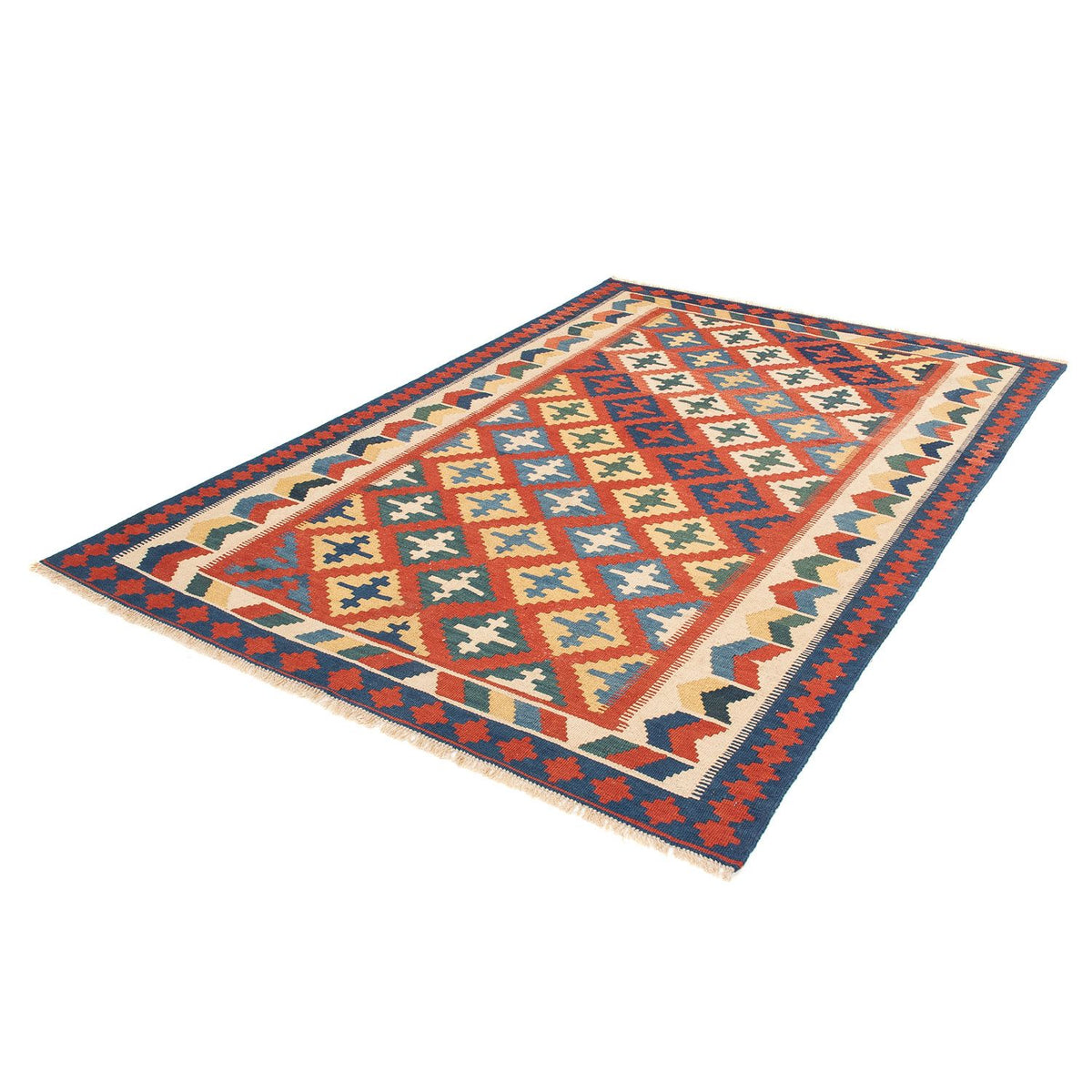 Kelim Rug - Oriental - 217 x 155 cm - red