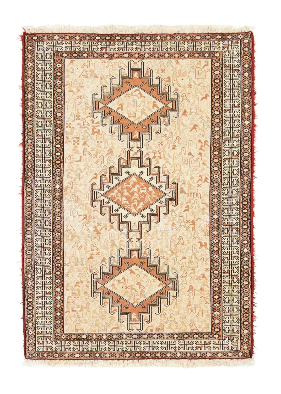 Perser Rug - Nomadic - 150 x 102 cm - beige
