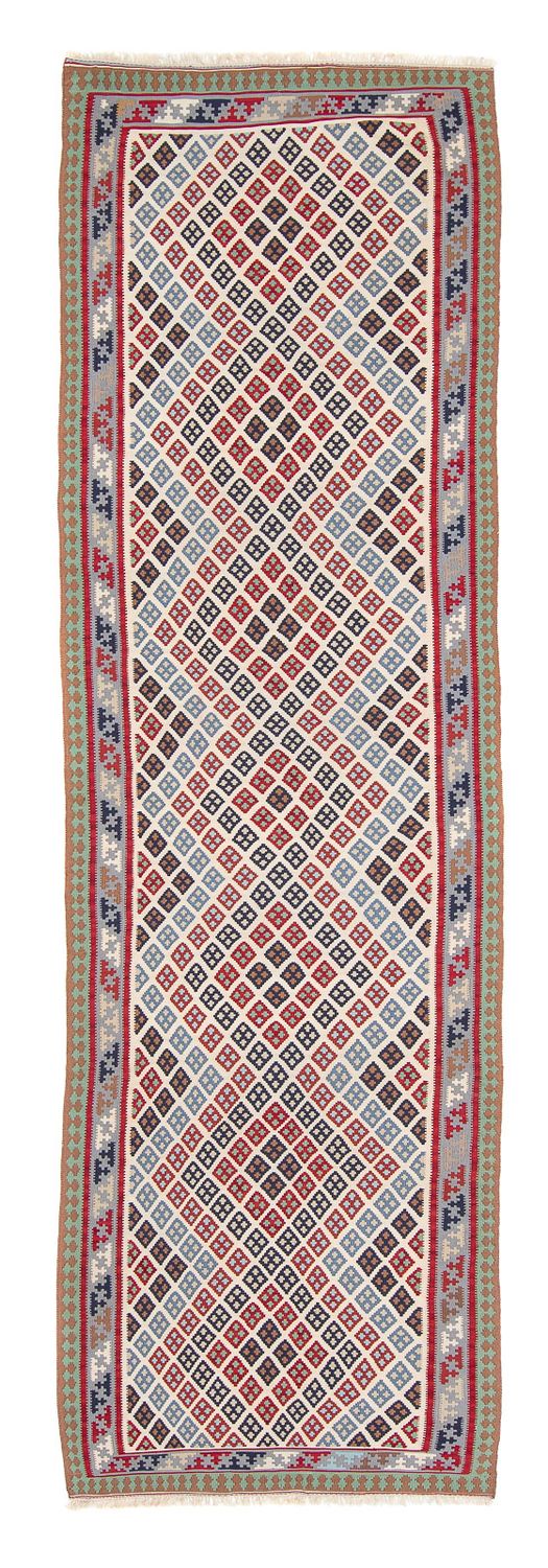 Runner Kelim Rug - Oriental - 385 x 96 cm - multicolored