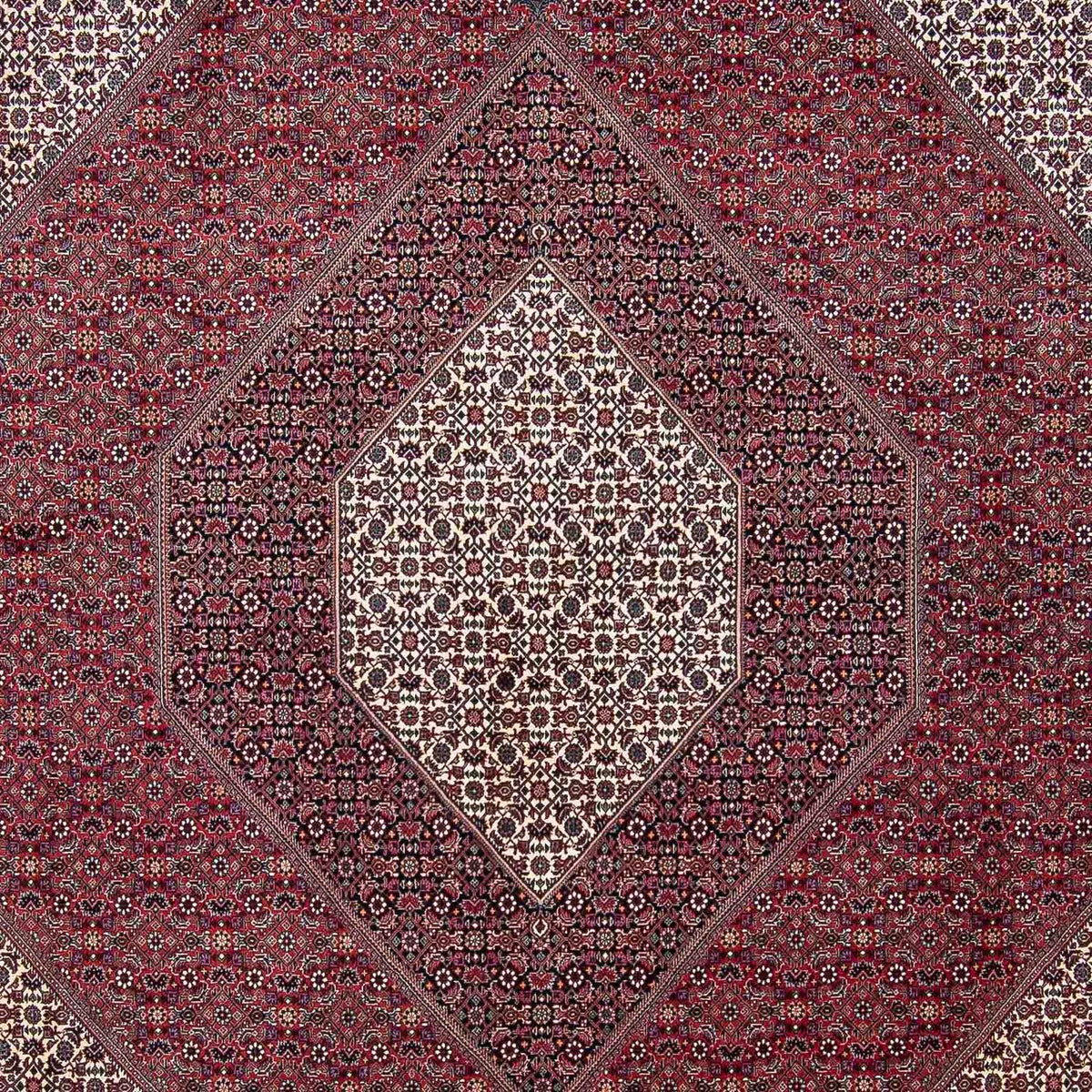 Perser Rug - Bidjar - 340 x 300 cm - dark red
