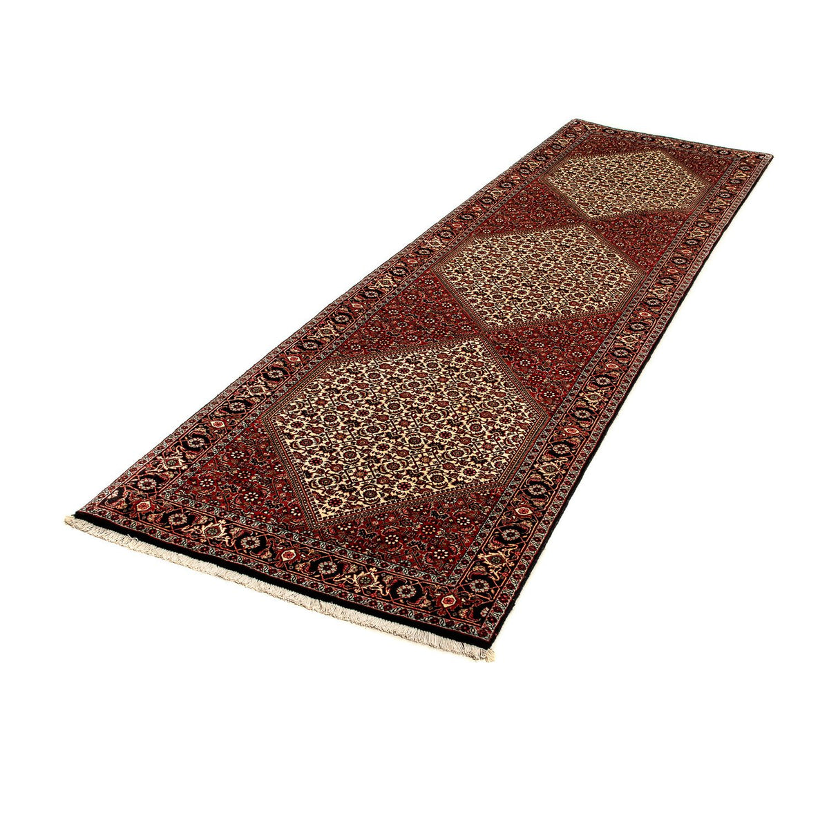 Runner Perser Rug - Bidjar - 304 x 83 cm - multicolored