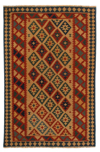 Kelim Rug - Oriental - 211 x 154 cm - brown