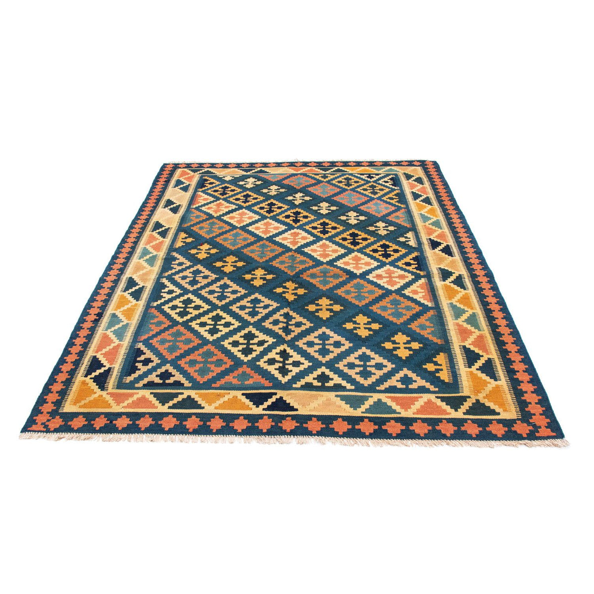 Kelim Rug - Oriental - 208 x 154 cm - multicolored