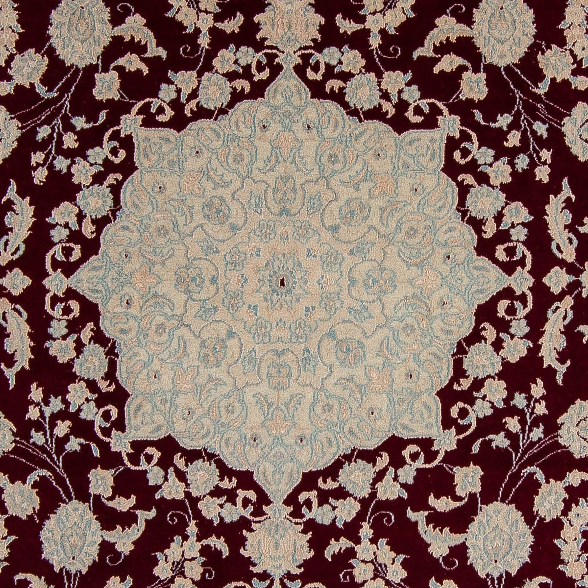 Perser Rug - Nain - 349 x 248 cm - dark red