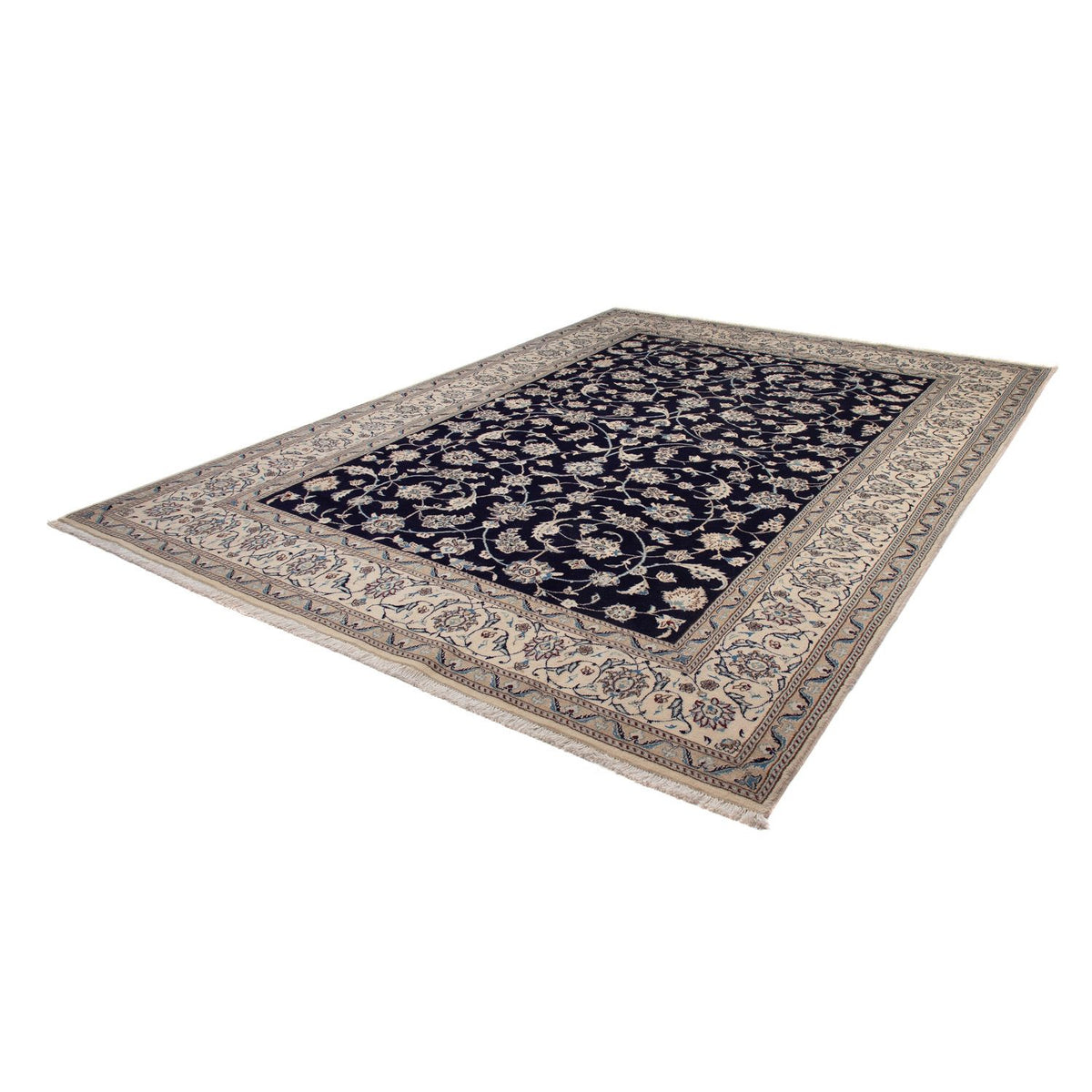 Perser Rug - Nain - 338 x 245 cm - dark blue