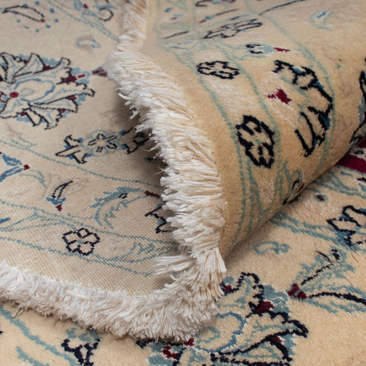 Perser Rug - Nain round  - 245 x 245 cm - dark red