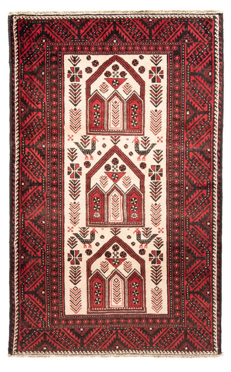 Belutsch Rug - 199 x 115 cm - red