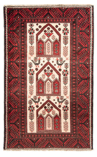 Belutsch Rug - 199 x 115 cm - red