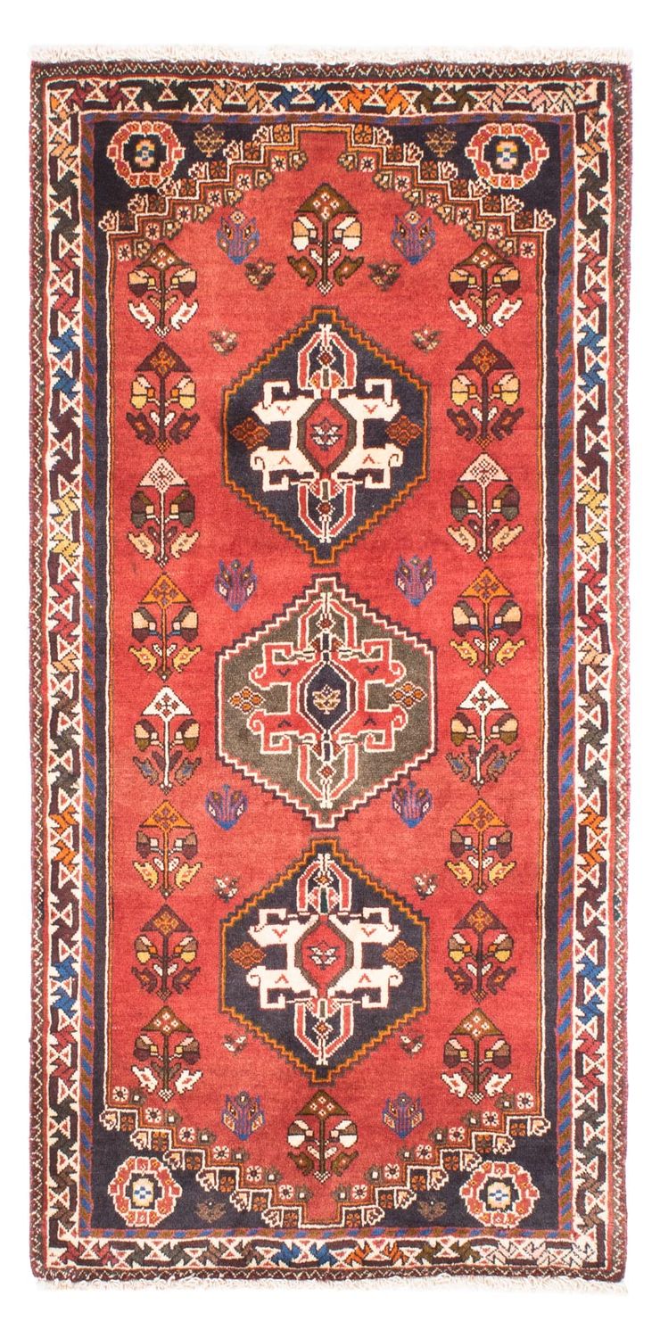 Runner Perser Rug - Nomadic - 164 x 80 cm - dark red