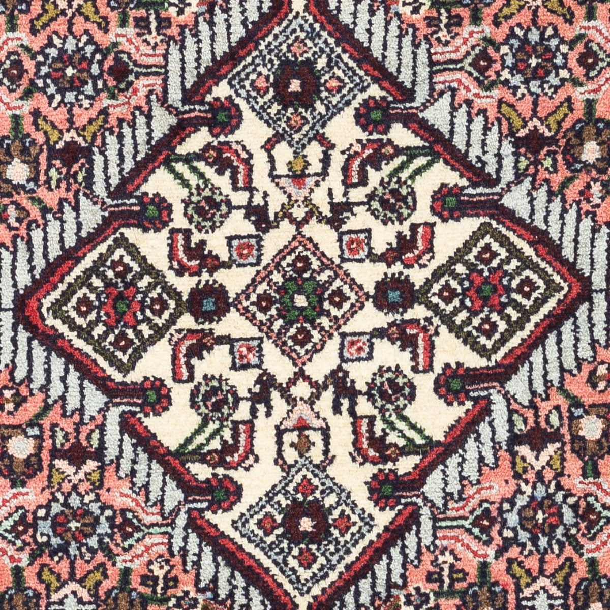 Perser Rug - Nomadic - 136 x 77 cm - light red