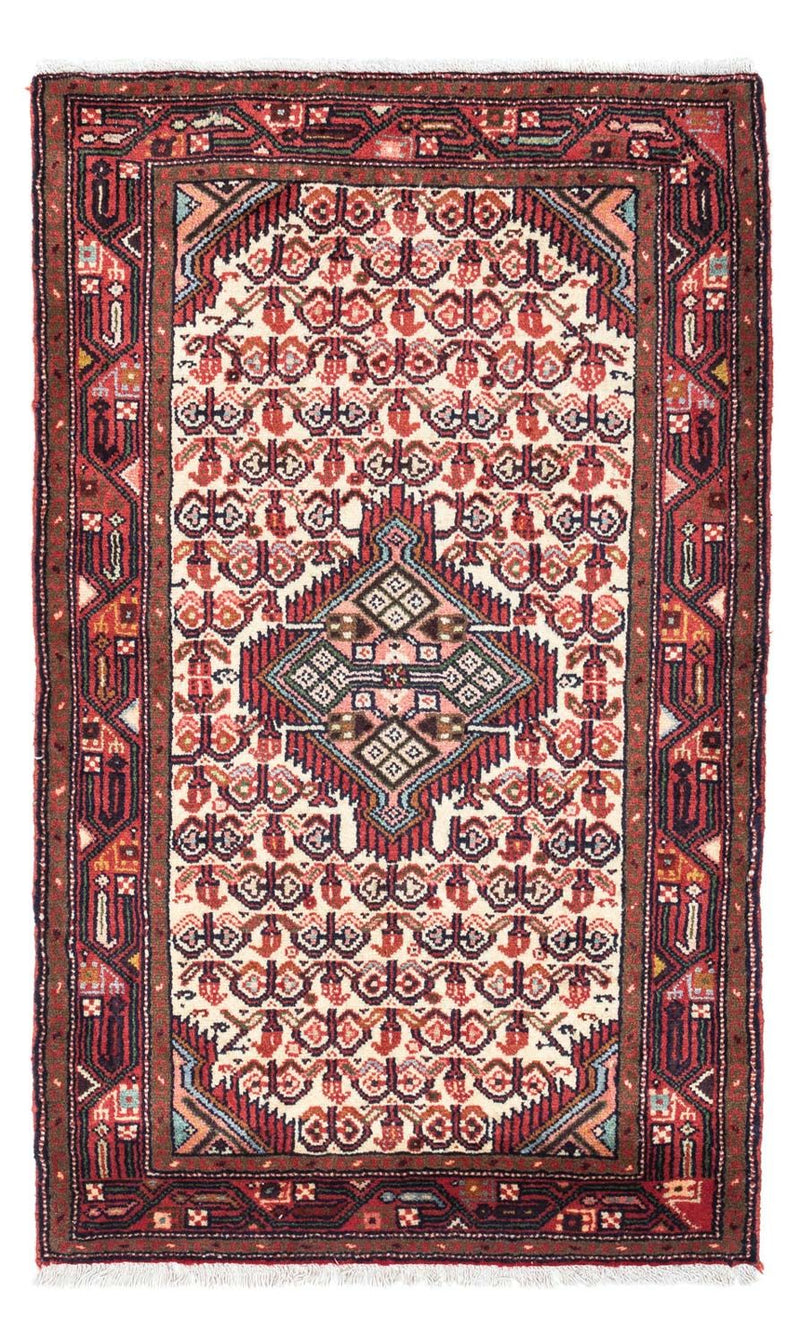 Perser Rug - Nomadic - 136 x 82 cm - dark red
