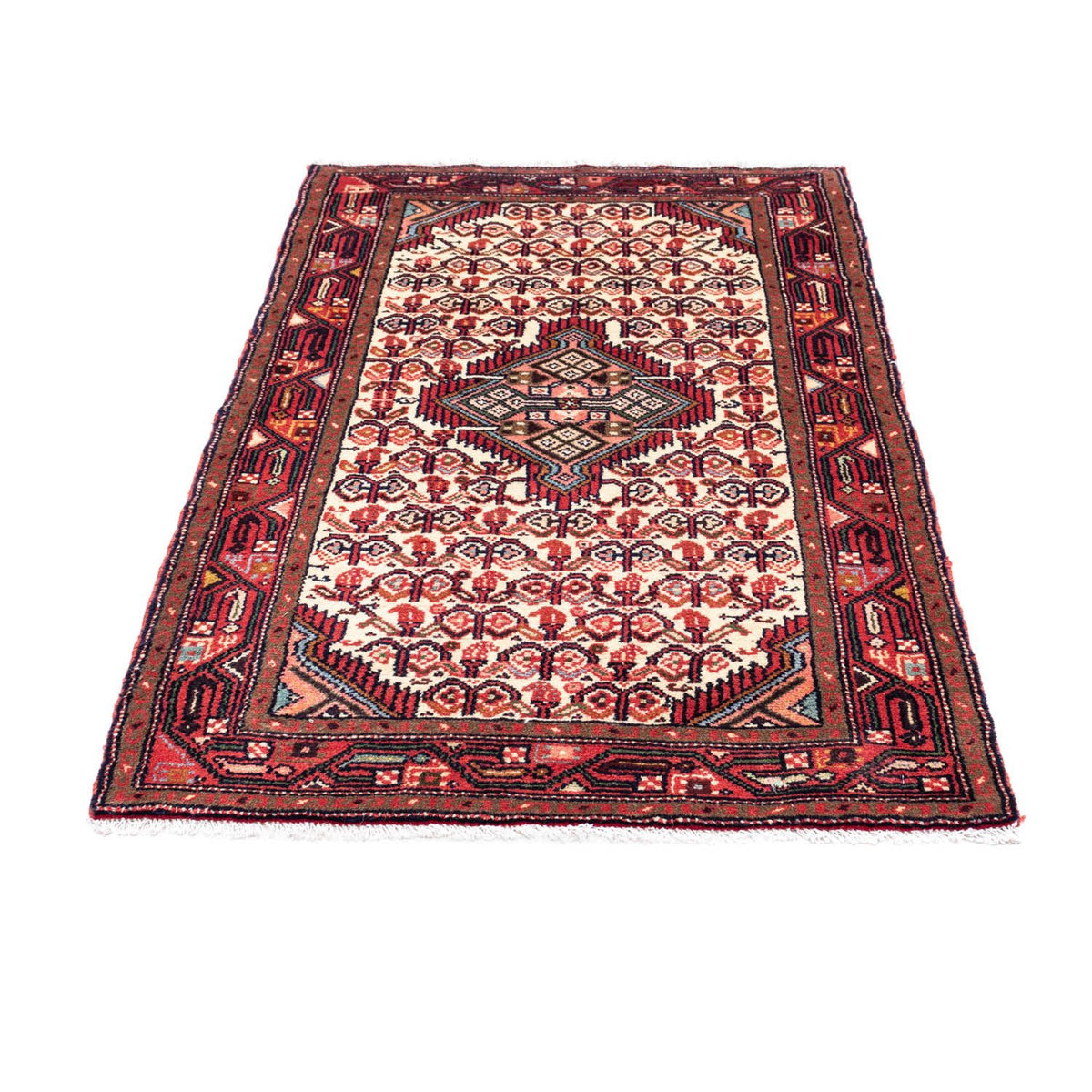 Perser Rug - Nomadic - 136 x 82 cm - dark red