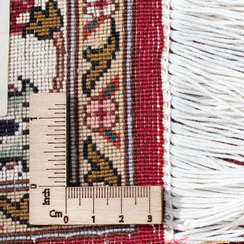 Perser Rug - Tabriz square  - 303 x 300 cm - dark red