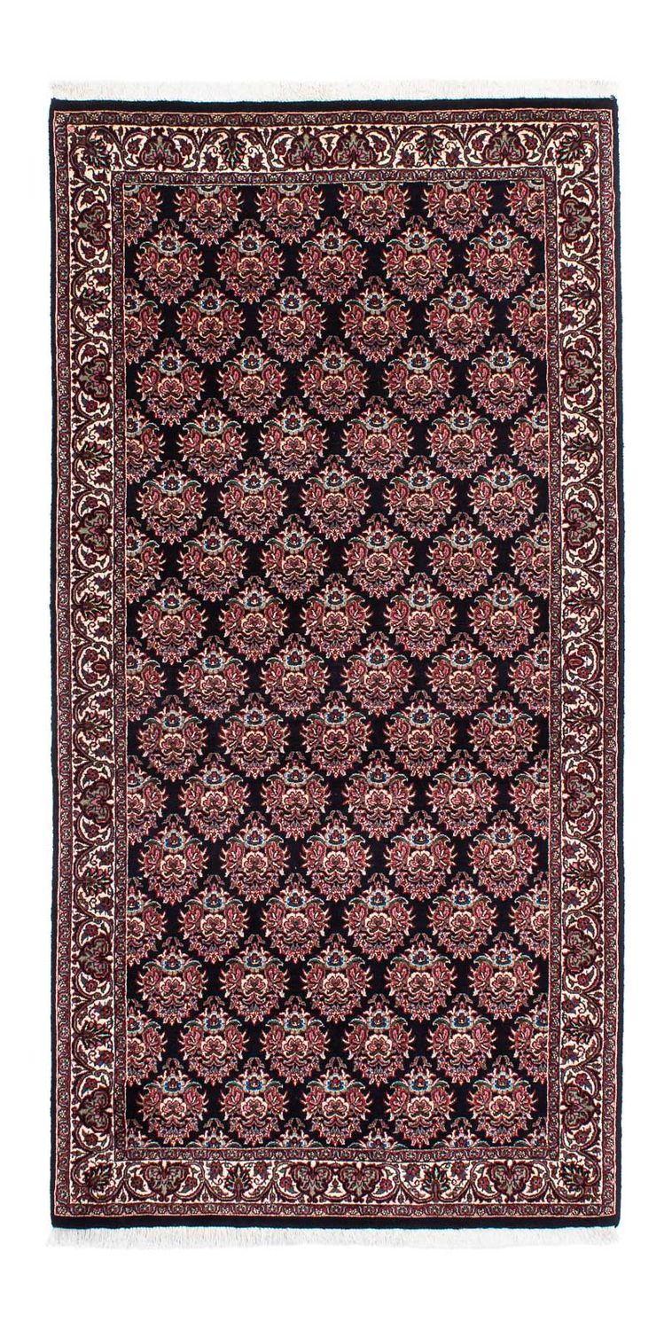 Runner Perser Rug - Bidjar - 200 x 100 cm - dark blue