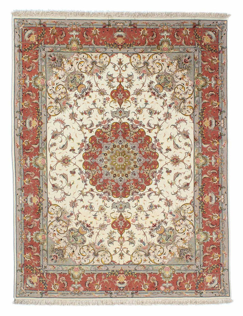 Tabriz - 50 Raj Rug 198x150cm - Persian Rugs