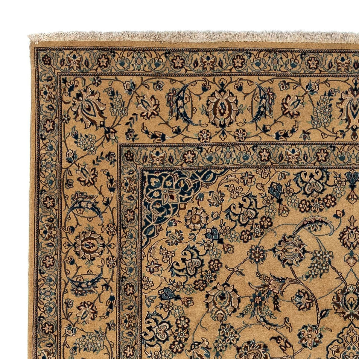 Perser Rug - Nain - Royal - 343 x 242 cm - light brown