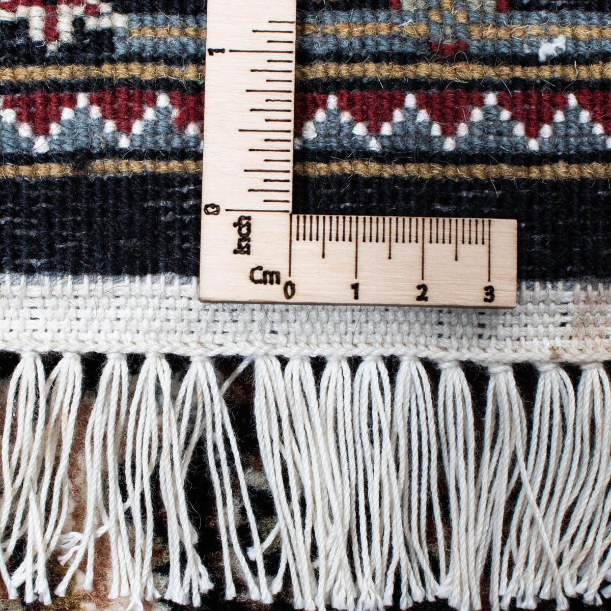 Runner Perser Rug - Tabriz - 201 x 84 cm - dark blue