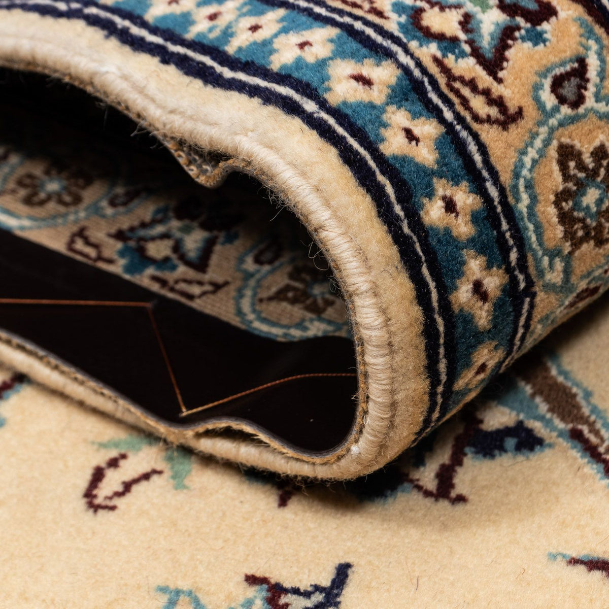 Perser Rug - Nain - Royal - 360 x 249 cm - dark beige