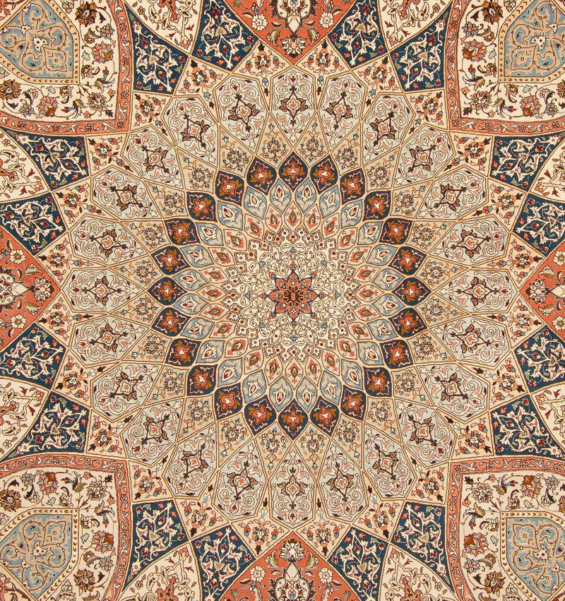 Perser Rug - Tabriz - Royal square  - 264 x 253 cm - light brown