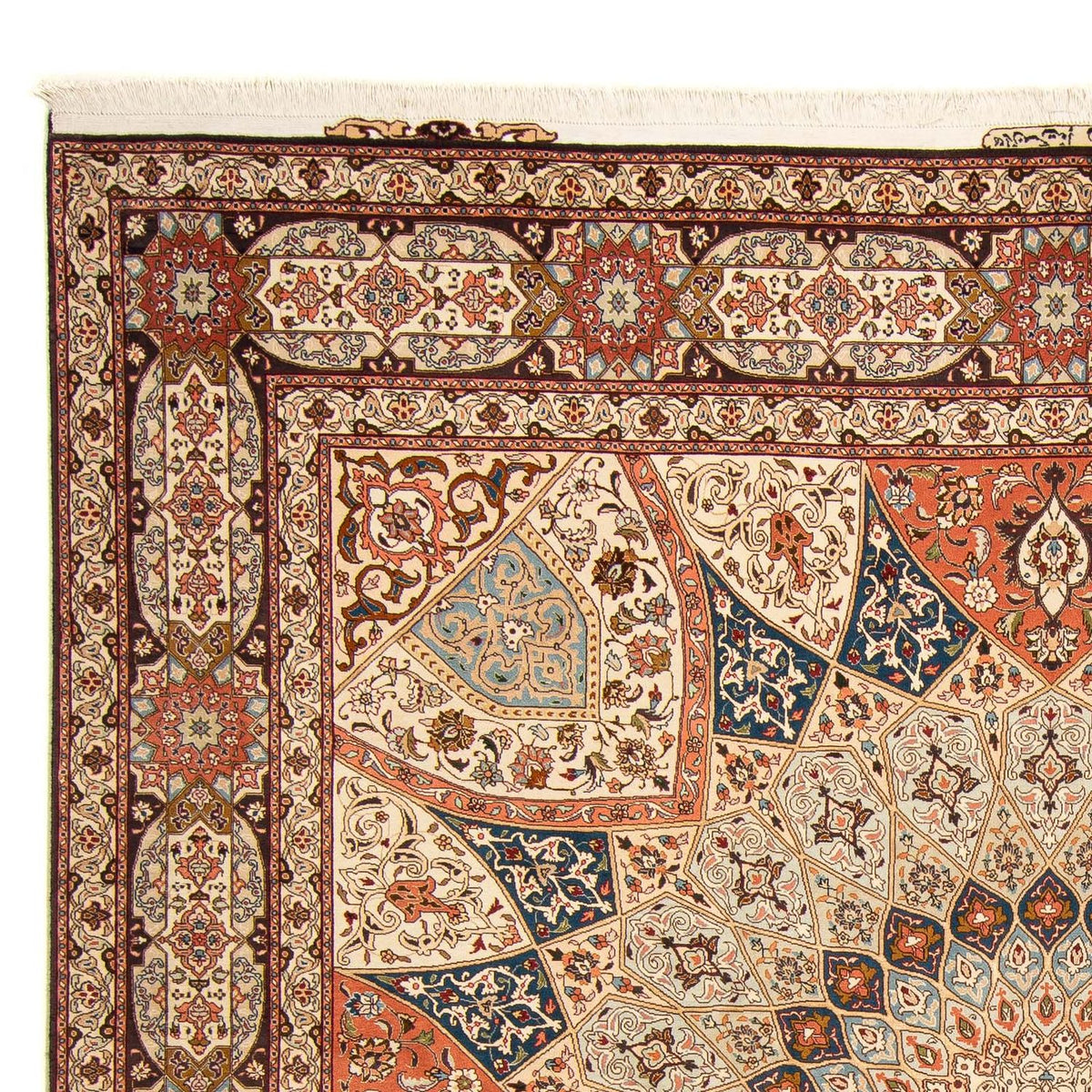 Perser Rug - Tabriz - Royal square  - 264 x 253 cm - light brown