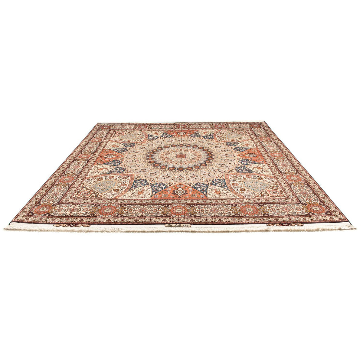 Perser Rug - Tabriz - Royal square  - 264 x 253 cm - light brown