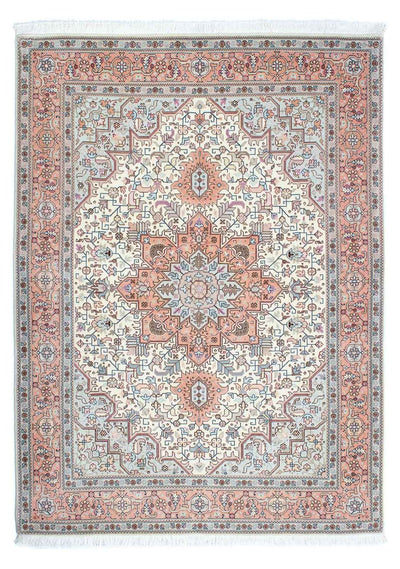 Tabriz - 50 Raj Rug 150x202cm - Persian Rugs - beige