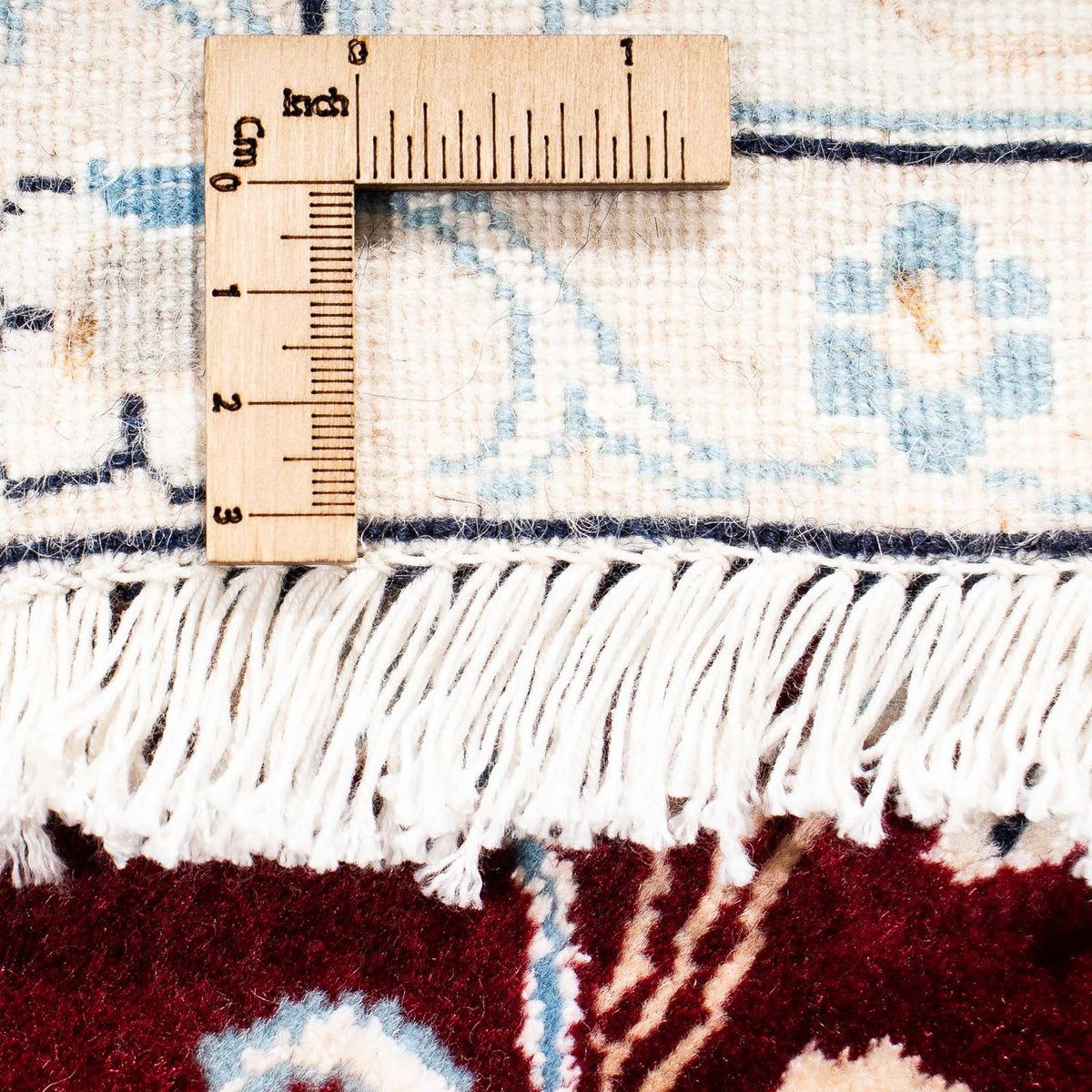 Perser Rug - Nain - Royal square  - 156 x 145 cm - dark red