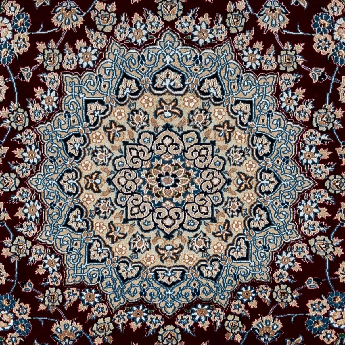 Perser Rug - Nain - Royal - 337 x 240 cm - dark red