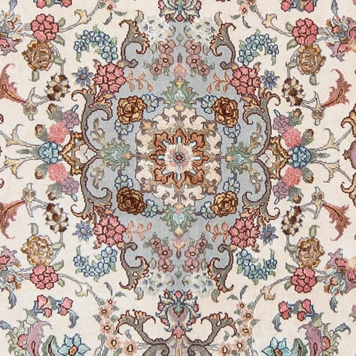 Runner Perser Rug - Tabriz - Royal - 356 x 90 cm - beige