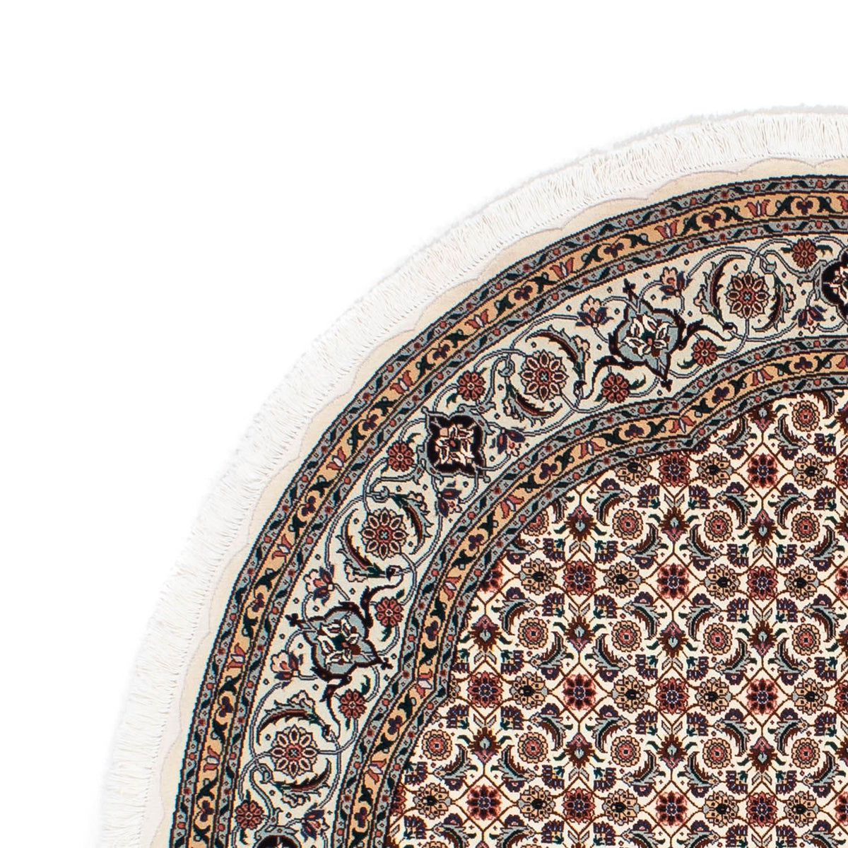 Perser Rug - Tabriz - Royal round  - 151 x 151 cm - beige