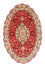 Perser Rug - Tabriz - Royal oval  - 200 x 130 cm - red