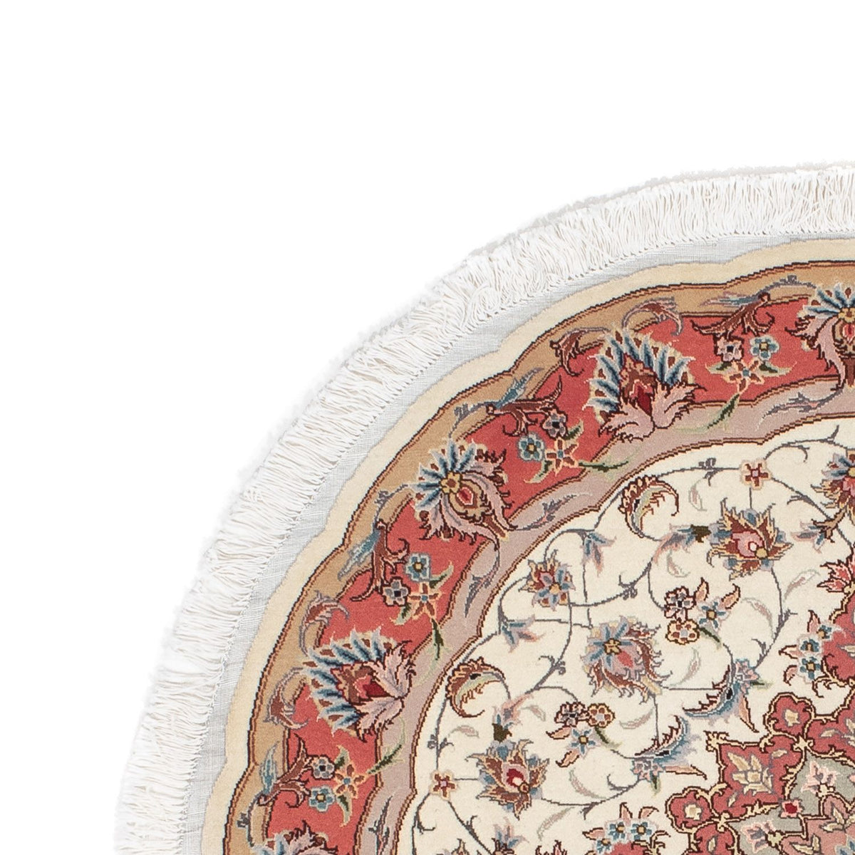 Tabriz - 50 Raj Rug 98x98cm - Persian Rugs