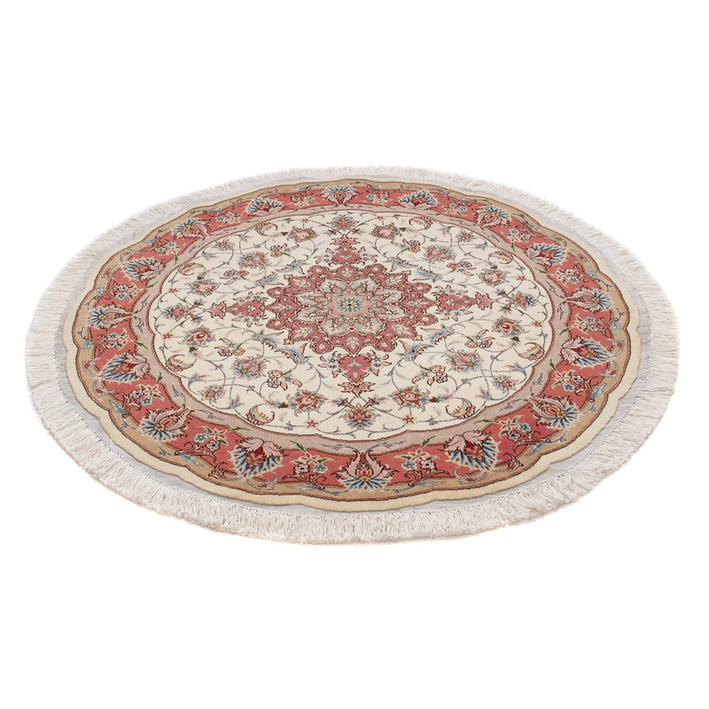 Perser Rug - Tabriz - Royal round  - 98 x 98 cm - beige