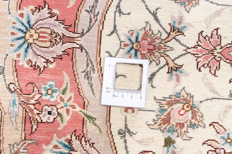 Perser Rug - Tabriz - Royal round  - 98 x 98 cm - beige