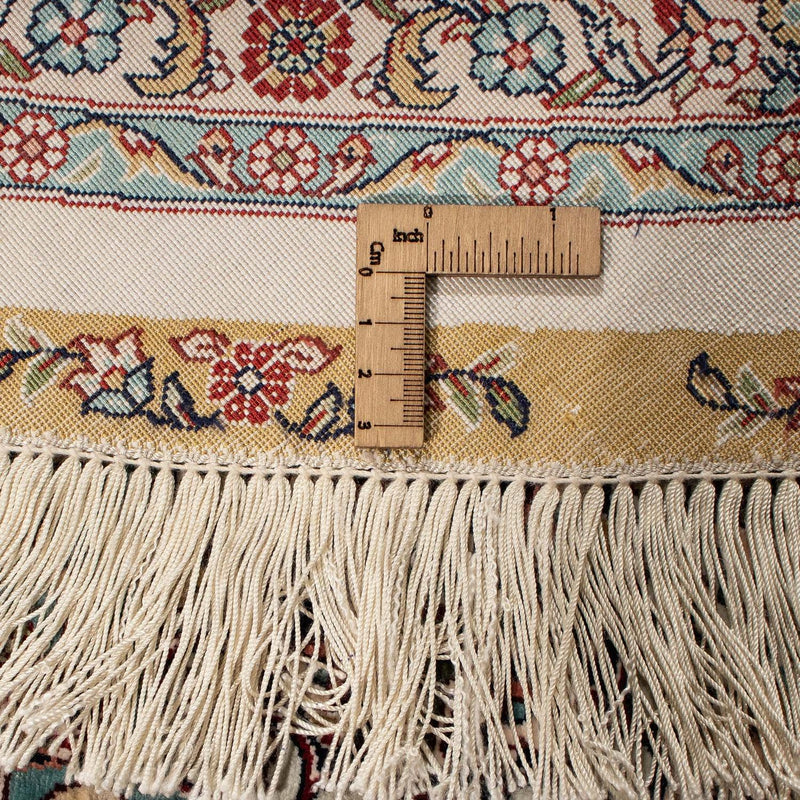 Oriental Rug - Hereke round  - 215 x 215 cm - light brown